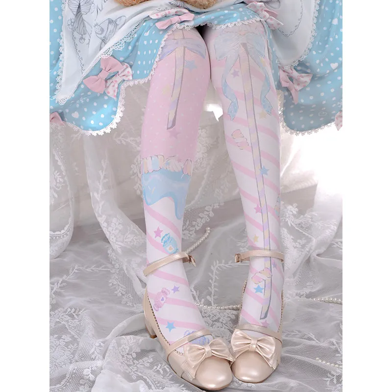 Roji roji~Holy Mace Fairy Kei Lolita Stockings