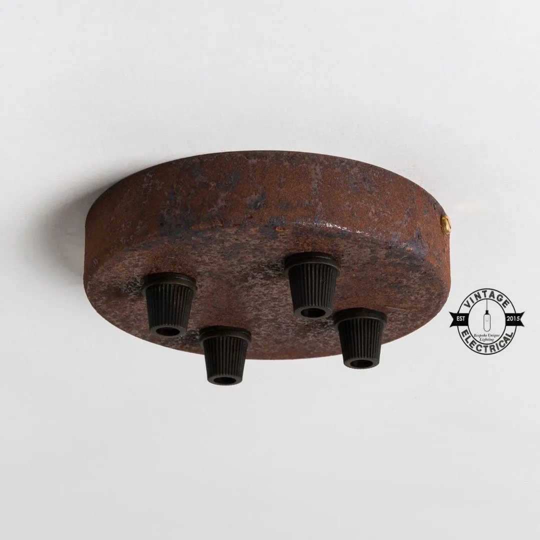 Rusted Ceiling Rose Single - Seven Outlet