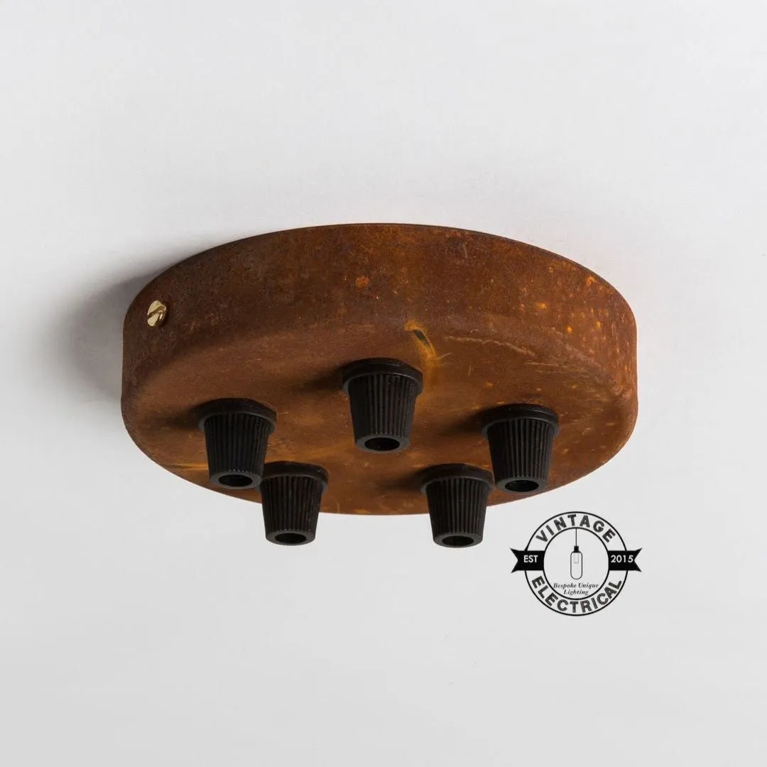 Rusted Ceiling Rose Single - Seven Outlet