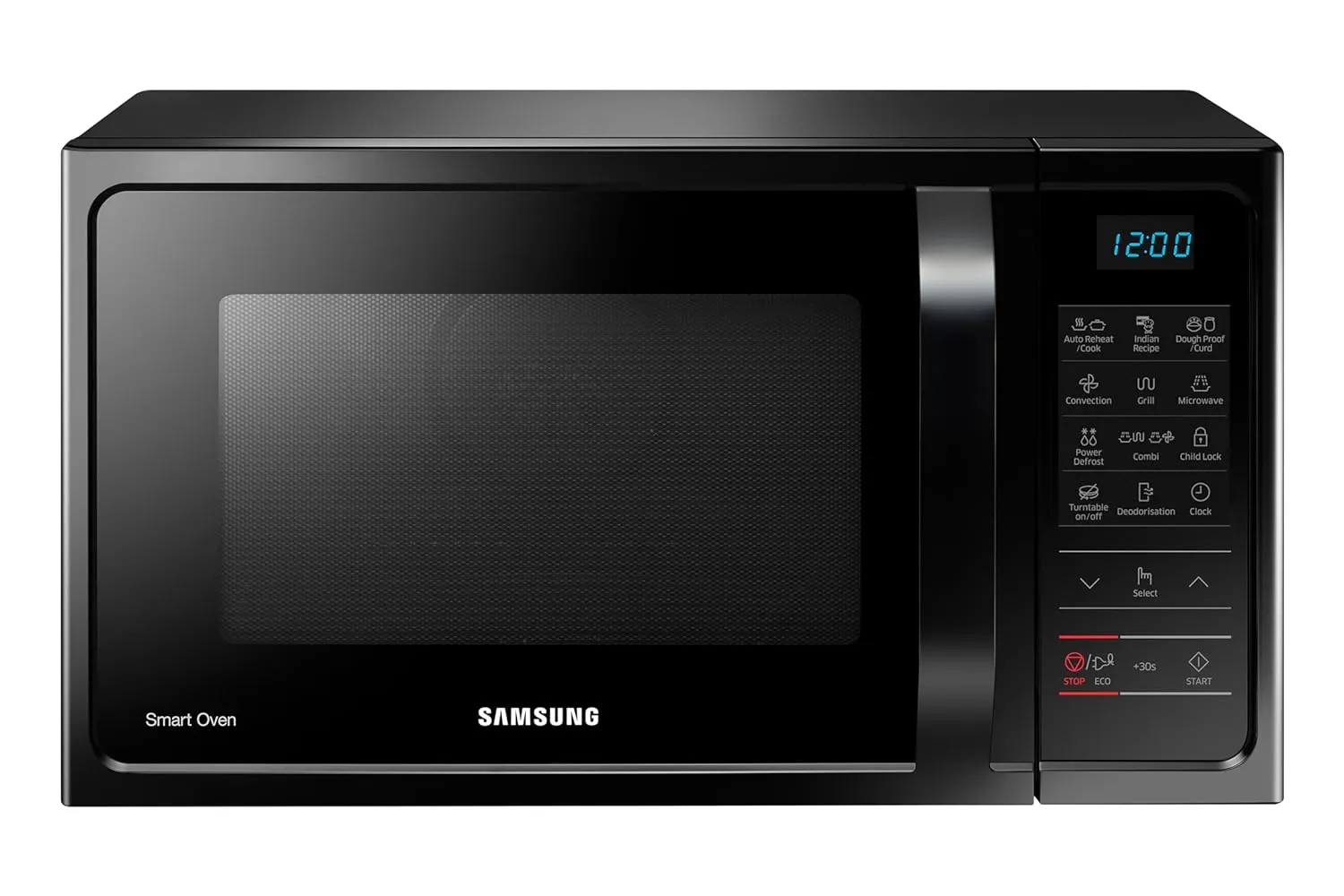 Samsung MC28A5013AK/TL 28L, Convection Microwave Oven with Curd Making( Black)