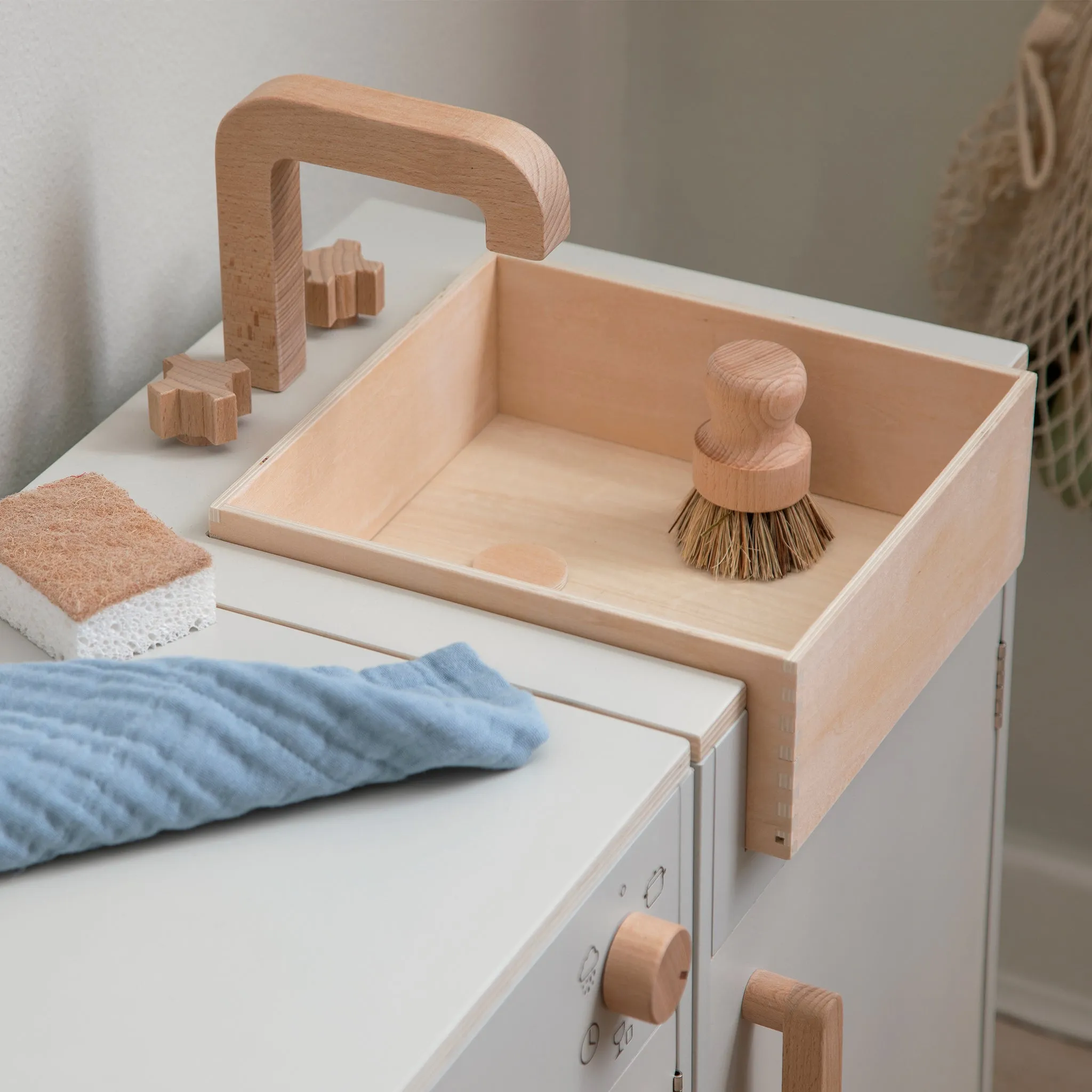 Sebra, Wooden Play Kitchen Sink