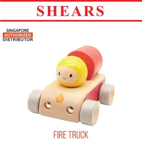 Shears Baby Toy Toddler Wooden Toy Car Fire Truck