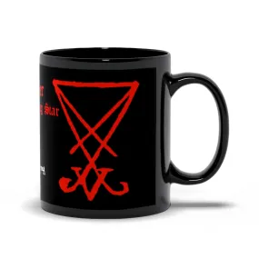 Sigil of Lucifer Black Mugs