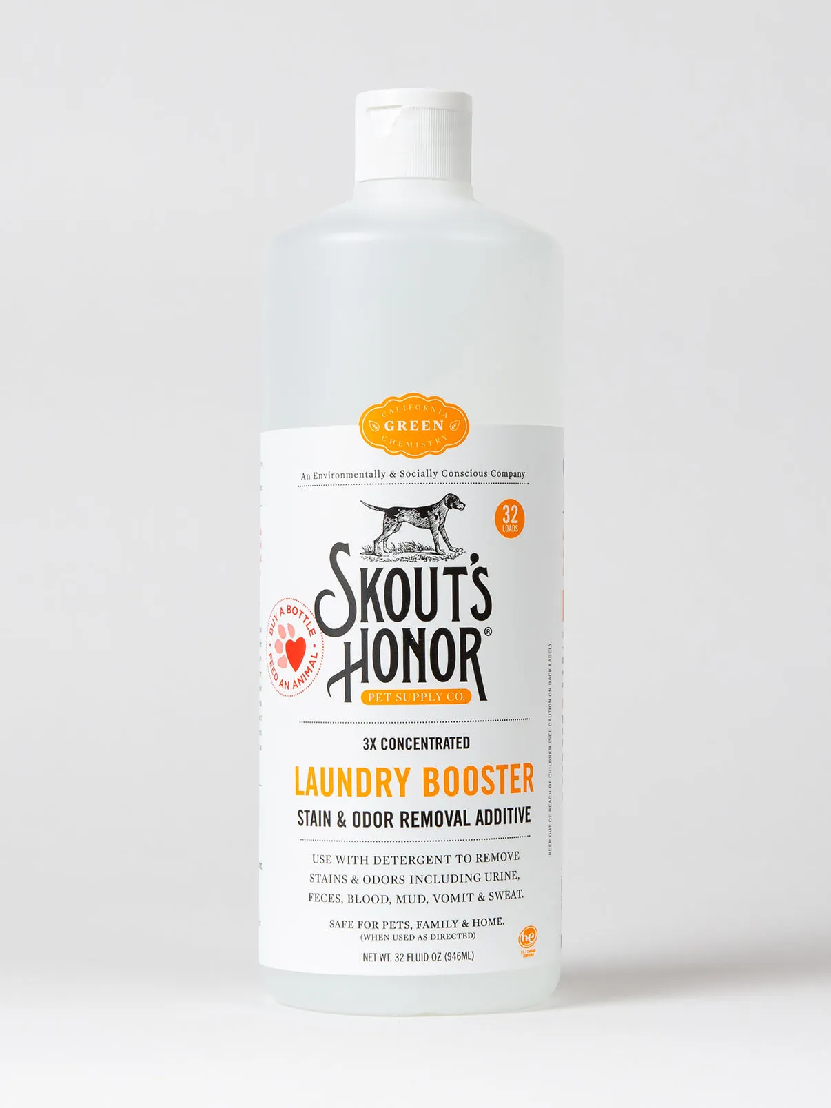 Skout's Honor Laundry Booster - Stain and Odor Removal Additive