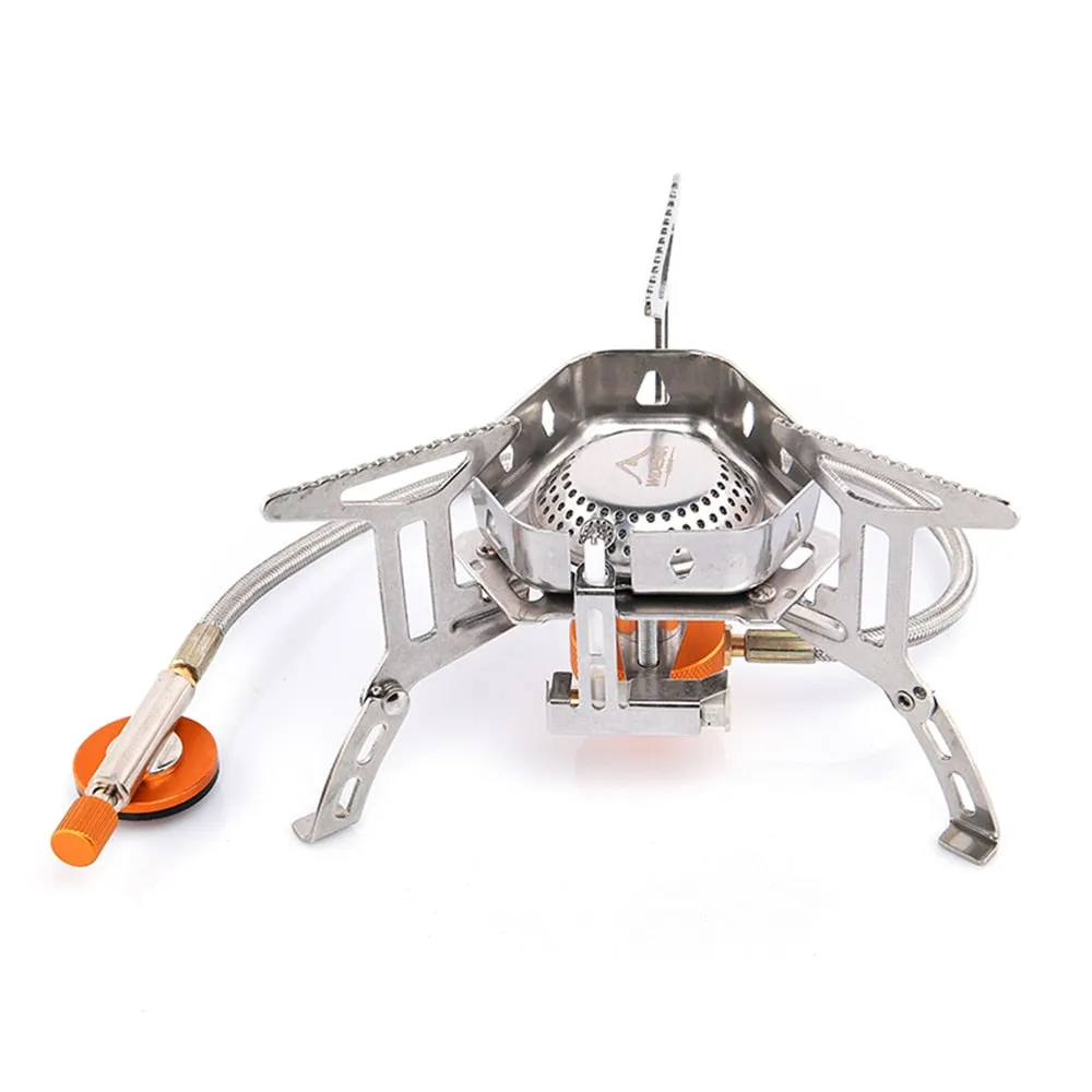 Small Portable Camping Stove - Outdoor Cooking Stove Windproof Gas Burner