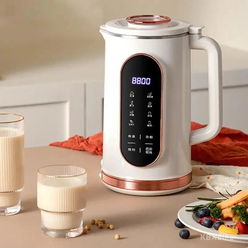 Soybean Milk Machine Electric Juicer Blender Mini Soy Milk Maker Home Wall Breaking Machine 10-leaf Blade Kitchen Appliances