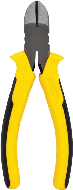 Stanley 84-027 Diagonal Cutting Plier, 6 in OAL, Ergonomic Handle, 53/64 in W Jaw, 15/16 in L Jaw :CD 1: QUANTITY: 1