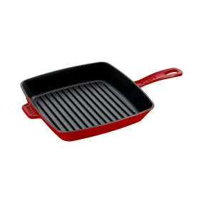 Staub American Square Grill - 26cm Cherry Red