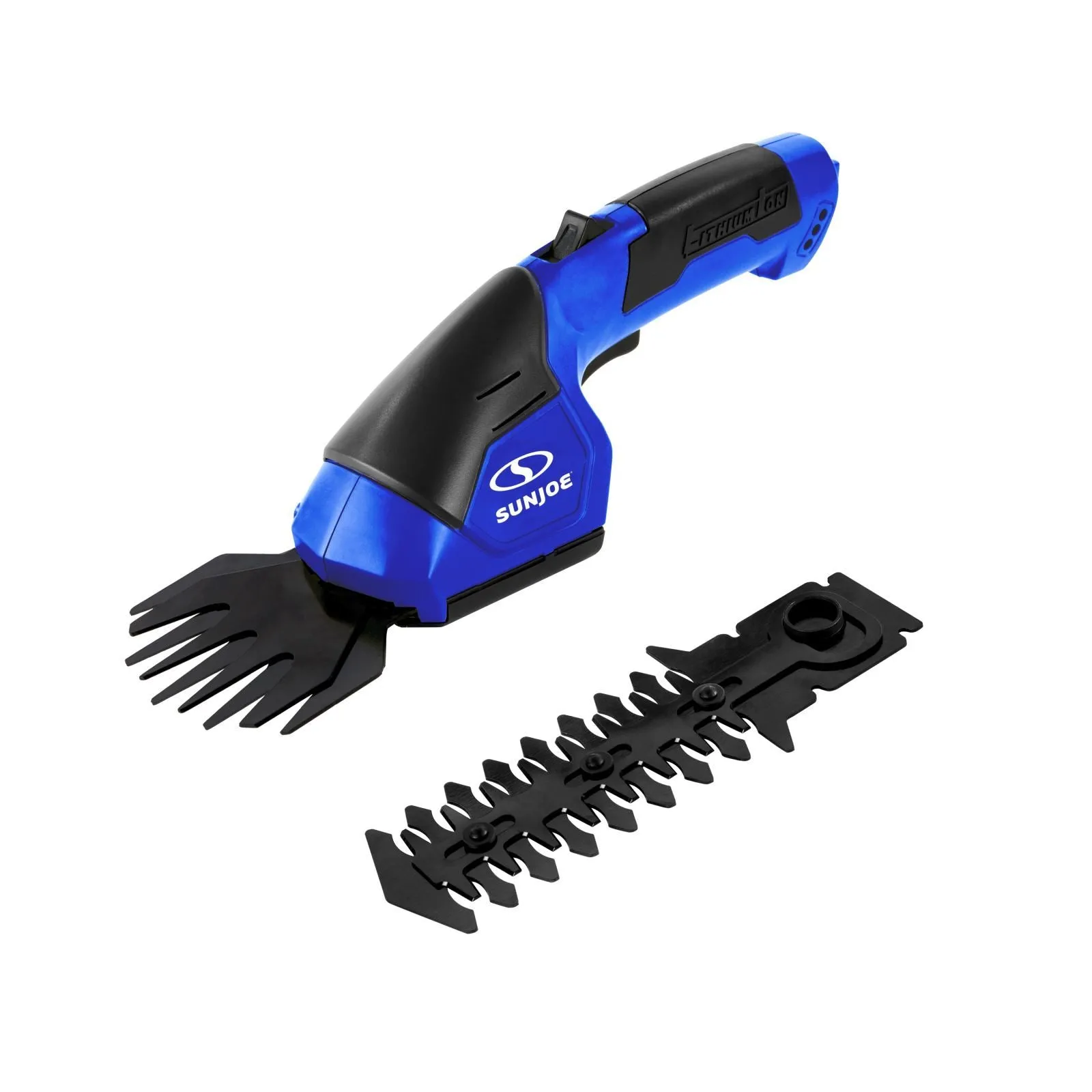 Sun Joe HJ604C-SJB  2-in-1 Cordless Grass Shear   Hedger | 7.2 V (Blue)