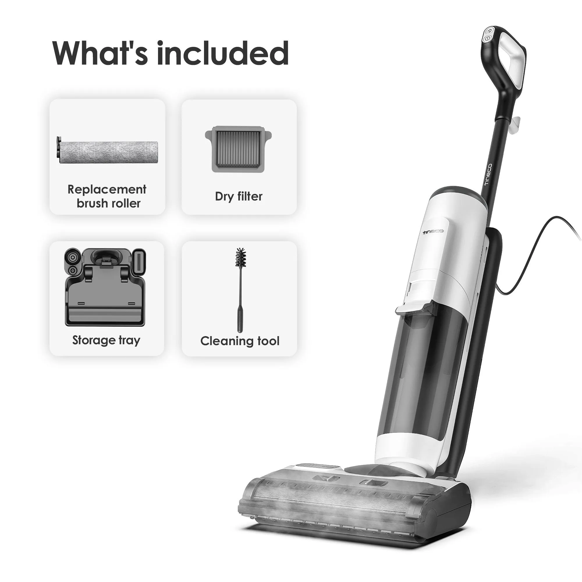 Tineco FLOOR ONE S5 Steam Smart Wet Dry Vacuum Cleaner with Steam