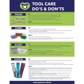 Tool Care Do’s & Don’ts Form by PetStore.Direct