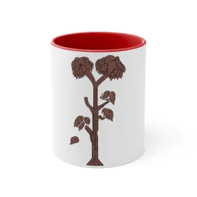 Tree Accent Coffee Mug, 11oz