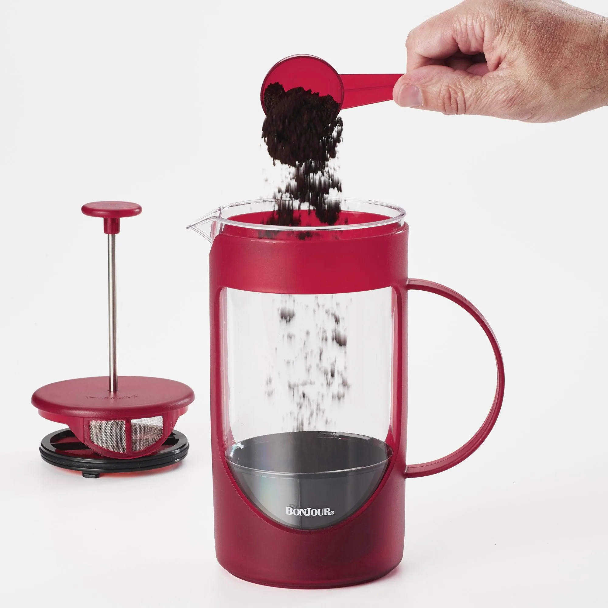 Unbreakable 40-Ounce French Press with Lock and Toss™ Filter