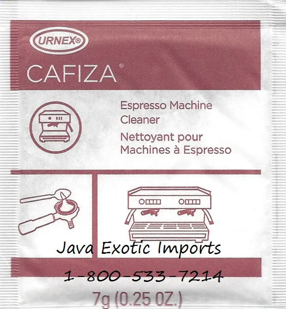 Urnex Cafiza Espresso Machine Cleaner - 7g Packs