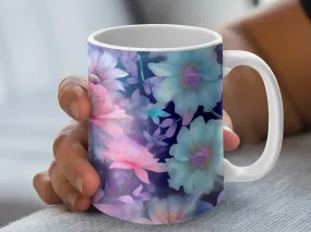 Vibrant fun Floral Design Mug, Floral Mug, Gift for Her, Gift for Friend, Cute Coffee Mug, Best Friend Gift, Gift for Women, Sunshine Mug