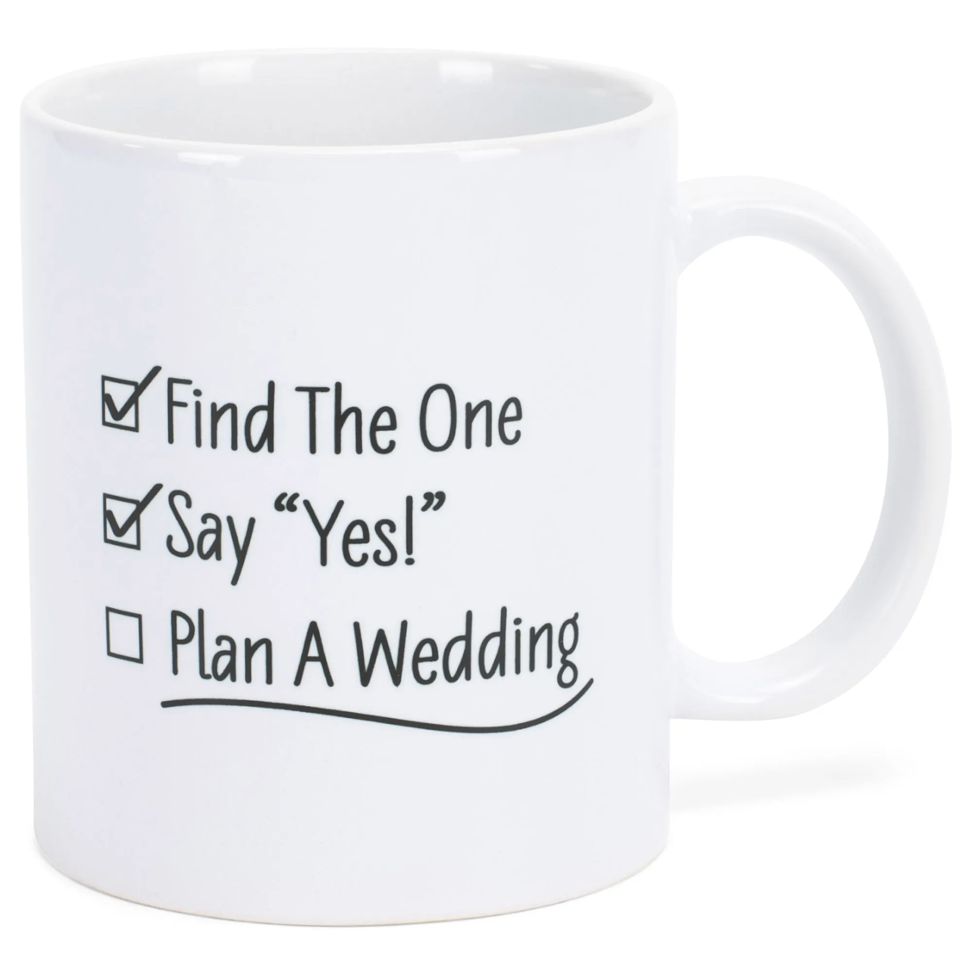 Wedding Planning Mug White 11 Ounce Ceramic Novelty Coffee Mug