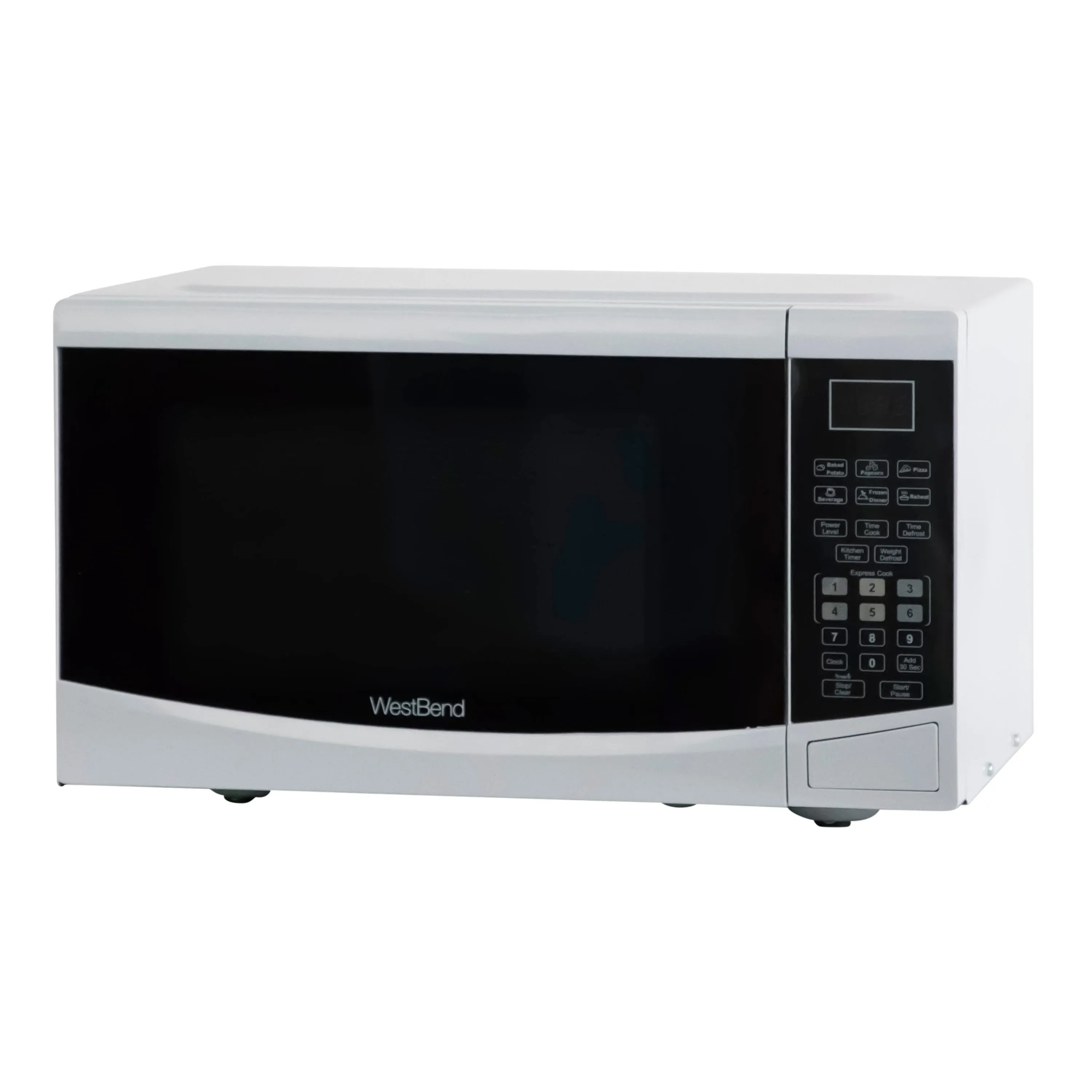 West Bend - WBMW92W, West Bend 0.9 cu. ft. Microwave Oven, in White