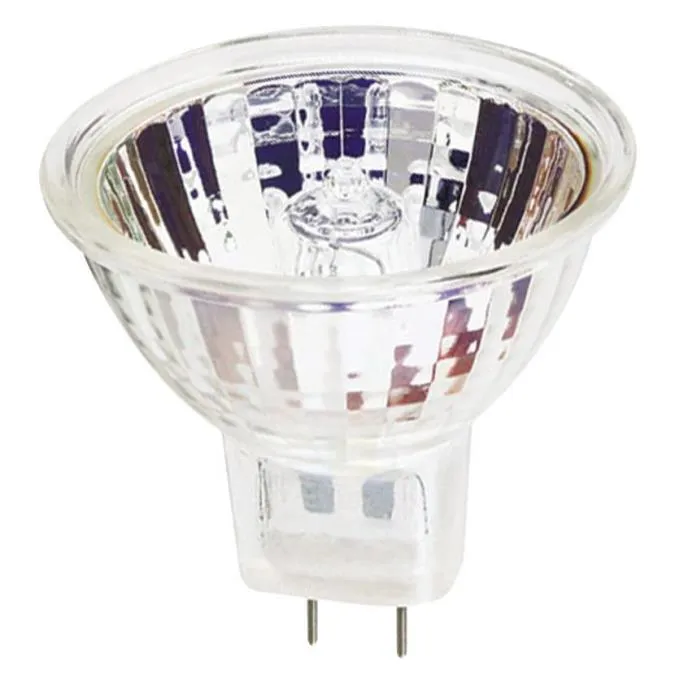 Westinghouse 0472500 50 Watt Halogen MR16 Flood Clear - 3050 Kelvin - Cool White - 330 Lumens - GU7.9/8.0-GU7.9/8.0 Base - 120 Volt - Card