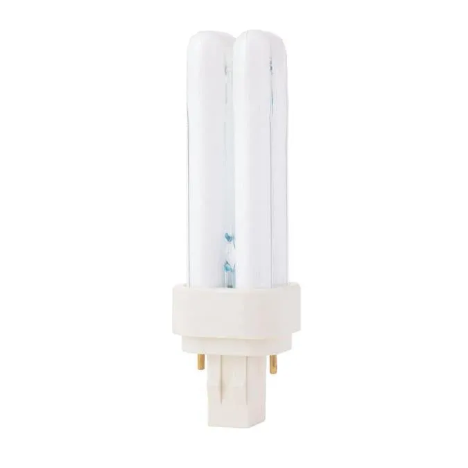 Westinghouse 0611900 13 Watt Compact Fluorescent Double Twin Pin-Based Tube - 3500 Kelvin - Cool White - 860 Lumens - GX23-2 Base - Box