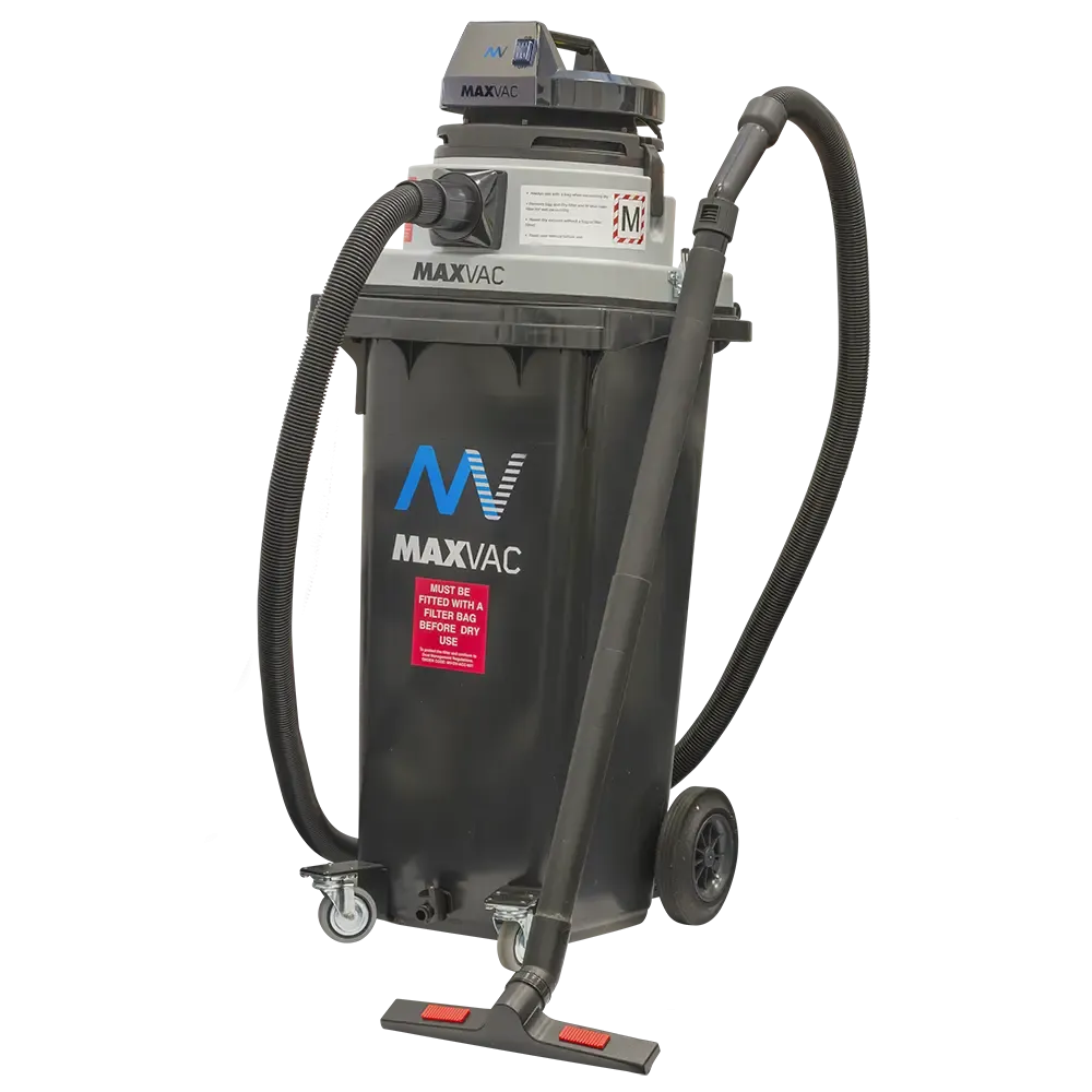 Wheelie Bin M Filtered Vacuum 120ltr Wet & Dry MAXVAC Dura DV120-MBN