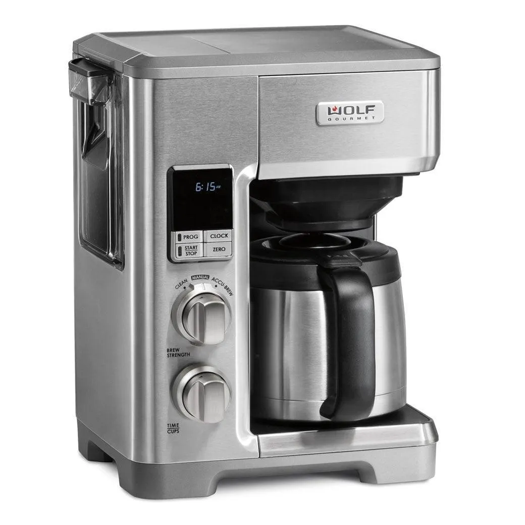 Wolf Gourmet 10-Cup Programmable Drip Coffeemaker