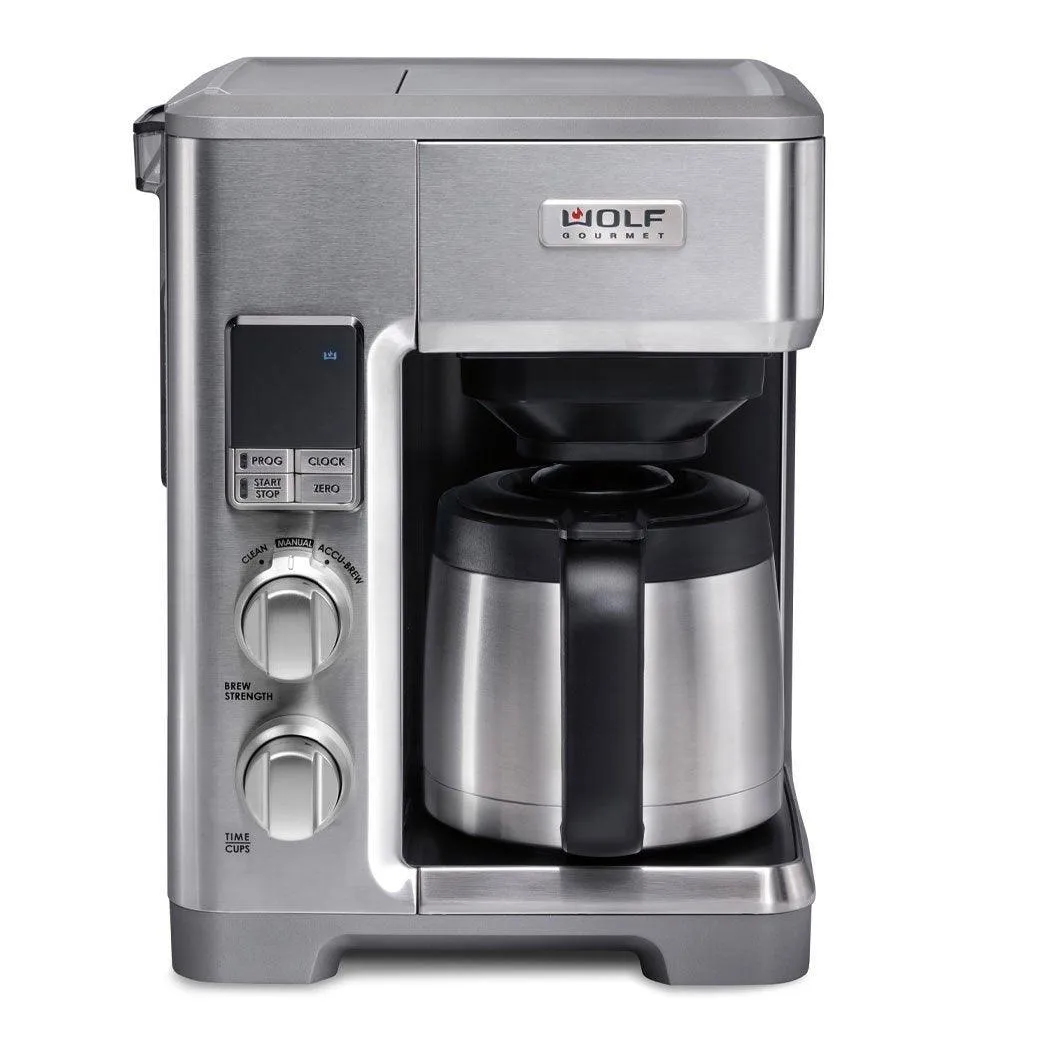 Wolf Gourmet 10-Cup Programmable Drip Coffeemaker