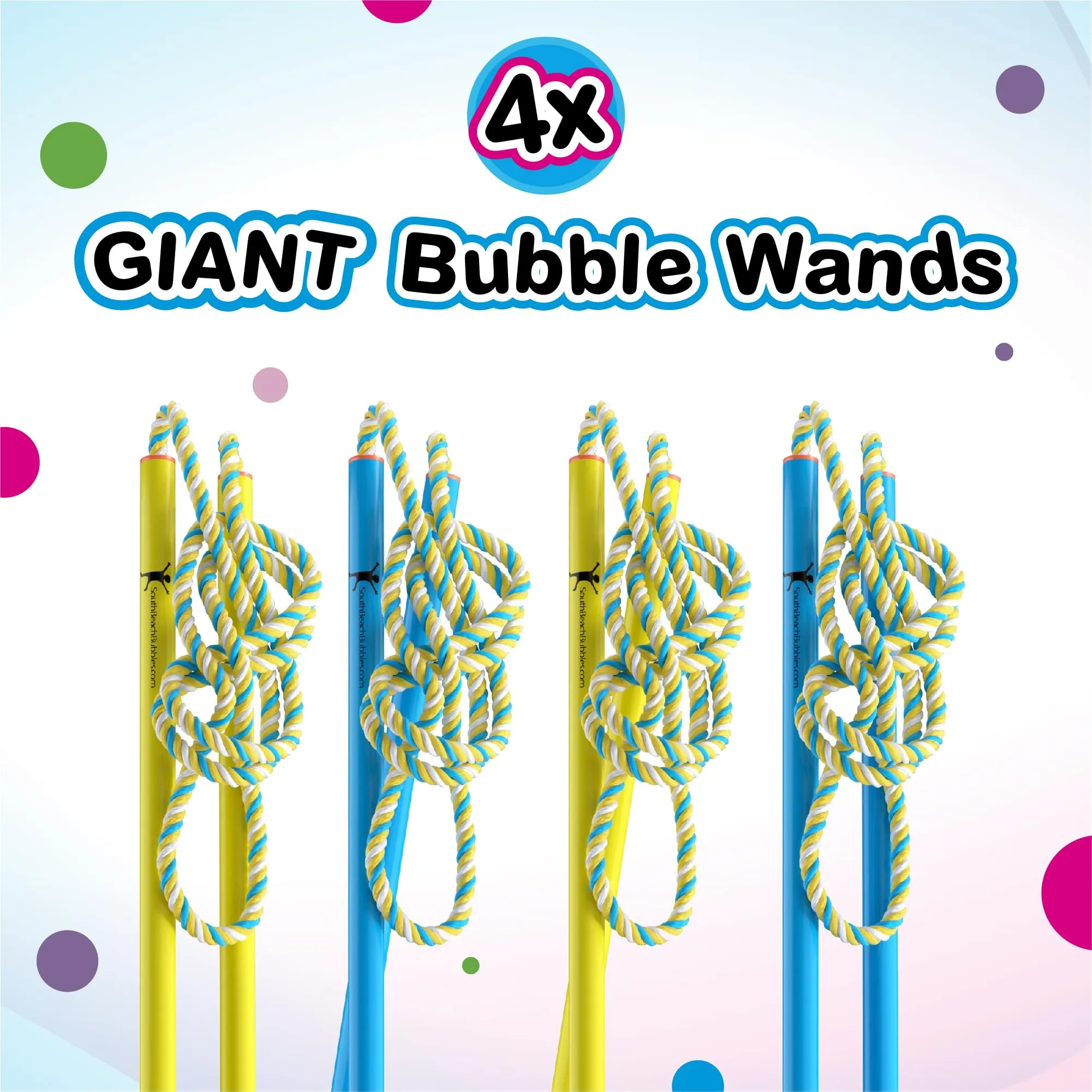 WOWmazing 4 Giant Bubble Wands