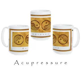 Yin Yang Coffee Mug "Wood" (Acupressure)